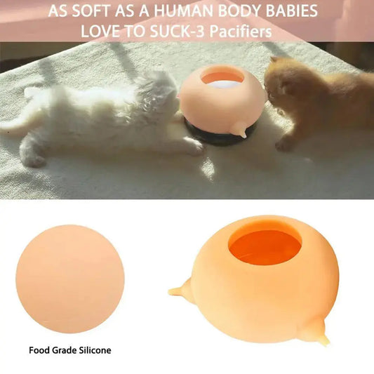 150ml Pet Milk Feeder Bionic Breast Feeder Nipples Safe And Healthy Food Grade Silicone Milk Feeding Tool For Pet Dog Cat Kitten Le dispensaire animalerier de Lola